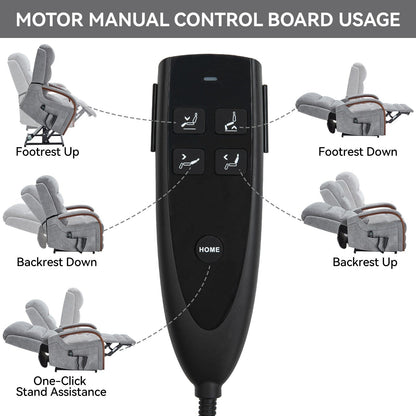 Poltrona reclinabile Chenille Lift