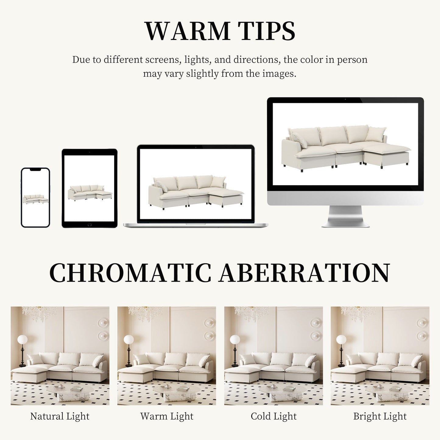 Divano componibile in ciniglia con pouf, set divano a forma di L con cuscini decorativi, combinazione libera, 4 posti modulari imbottiti