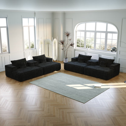 Divano letto singolo in ciniglia con cuscino per schienale