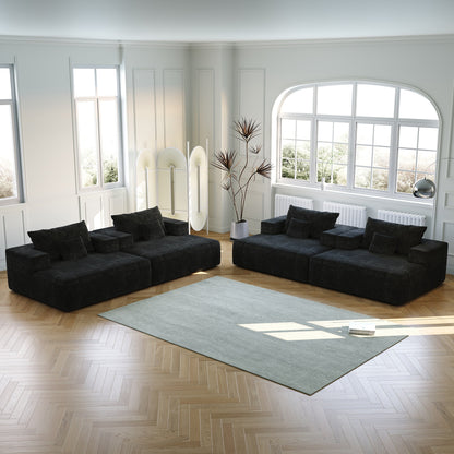 Divano letto singolo in ciniglia con cuscino per schienale