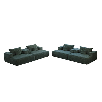 Divano letto singolo in ciniglia con cuscino per schienale