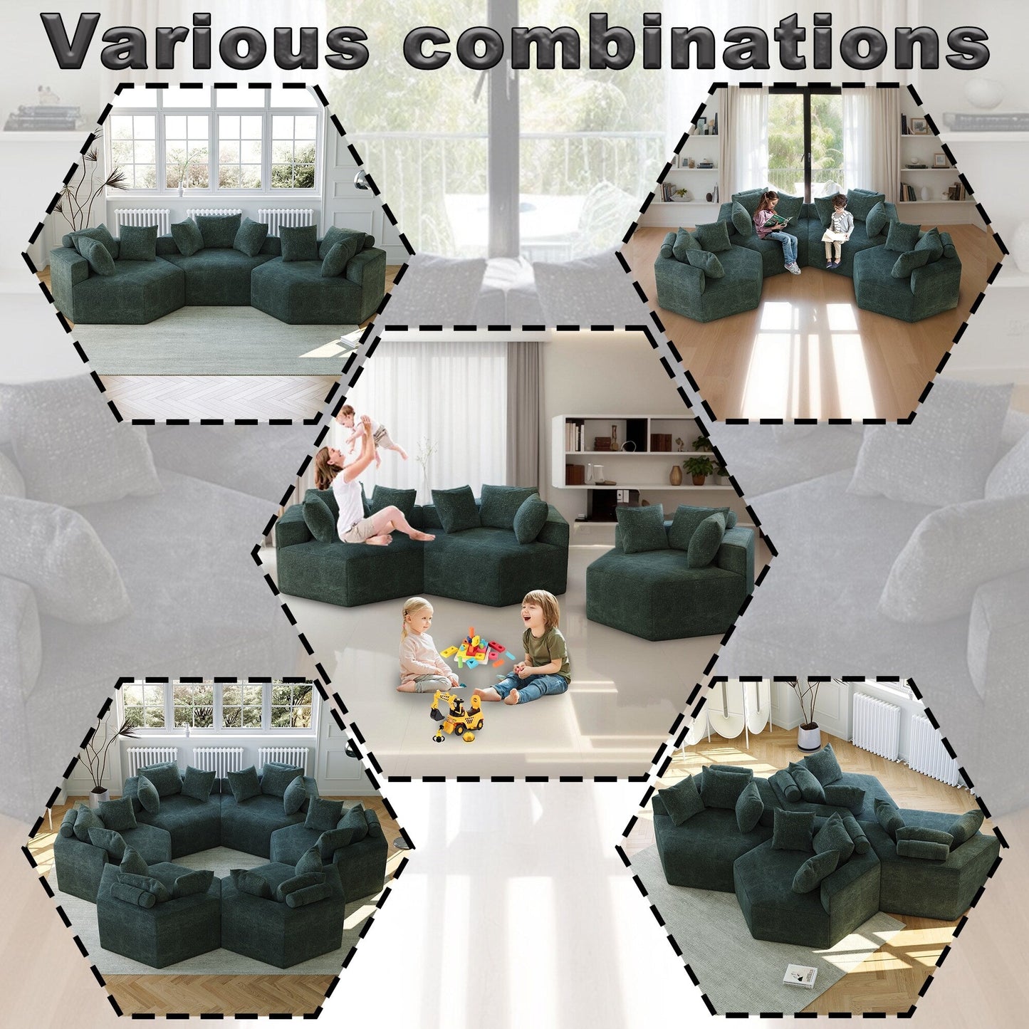 Divano letto singolo in ciniglia con cuscino per schienale