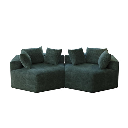 Divano letto singolo in ciniglia con cuscino per schienale