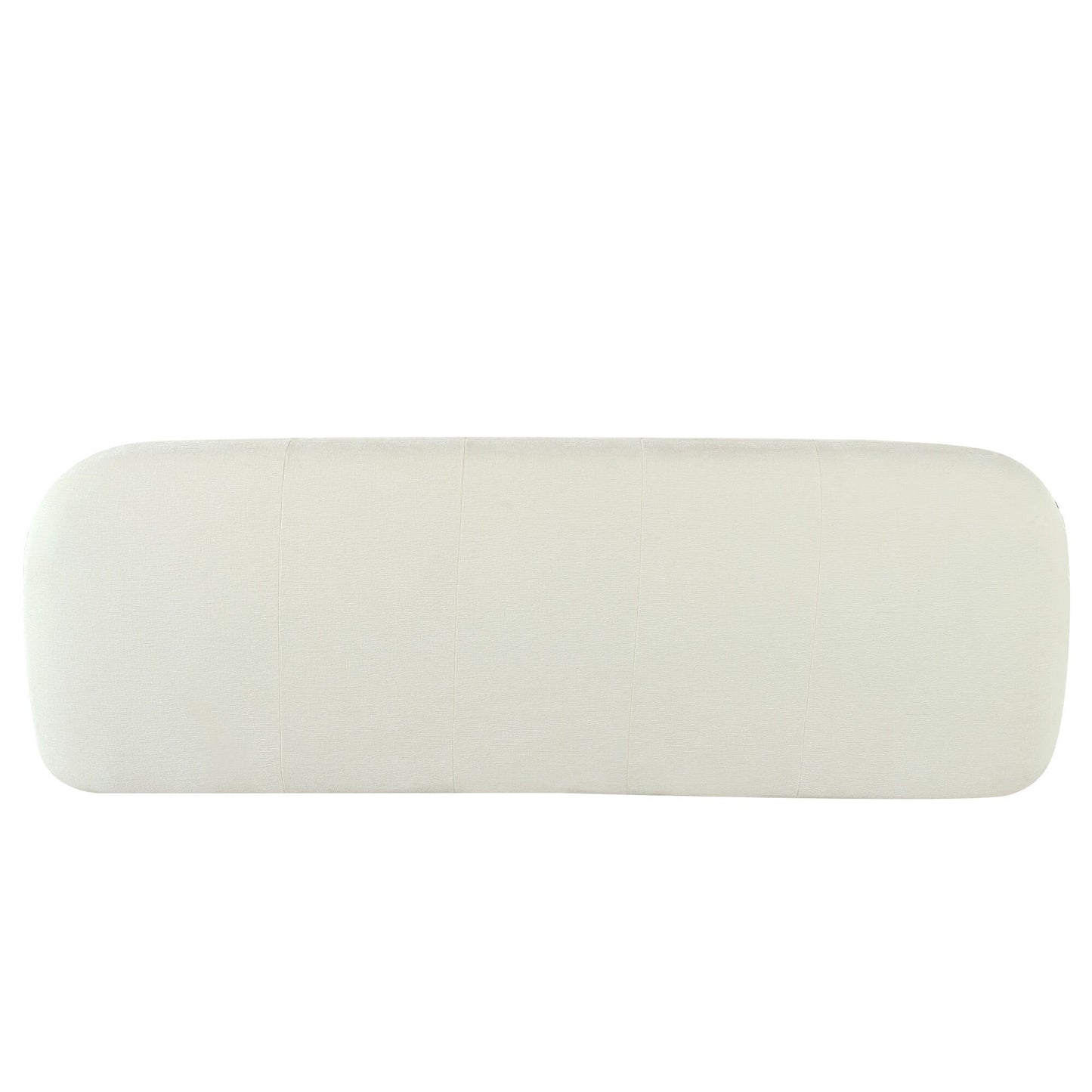 Divano a 3 posti imbottito in ciniglia con braccioli rotondi, divano lounge con cuscino trapuntato, divano futon a compressione in spugna