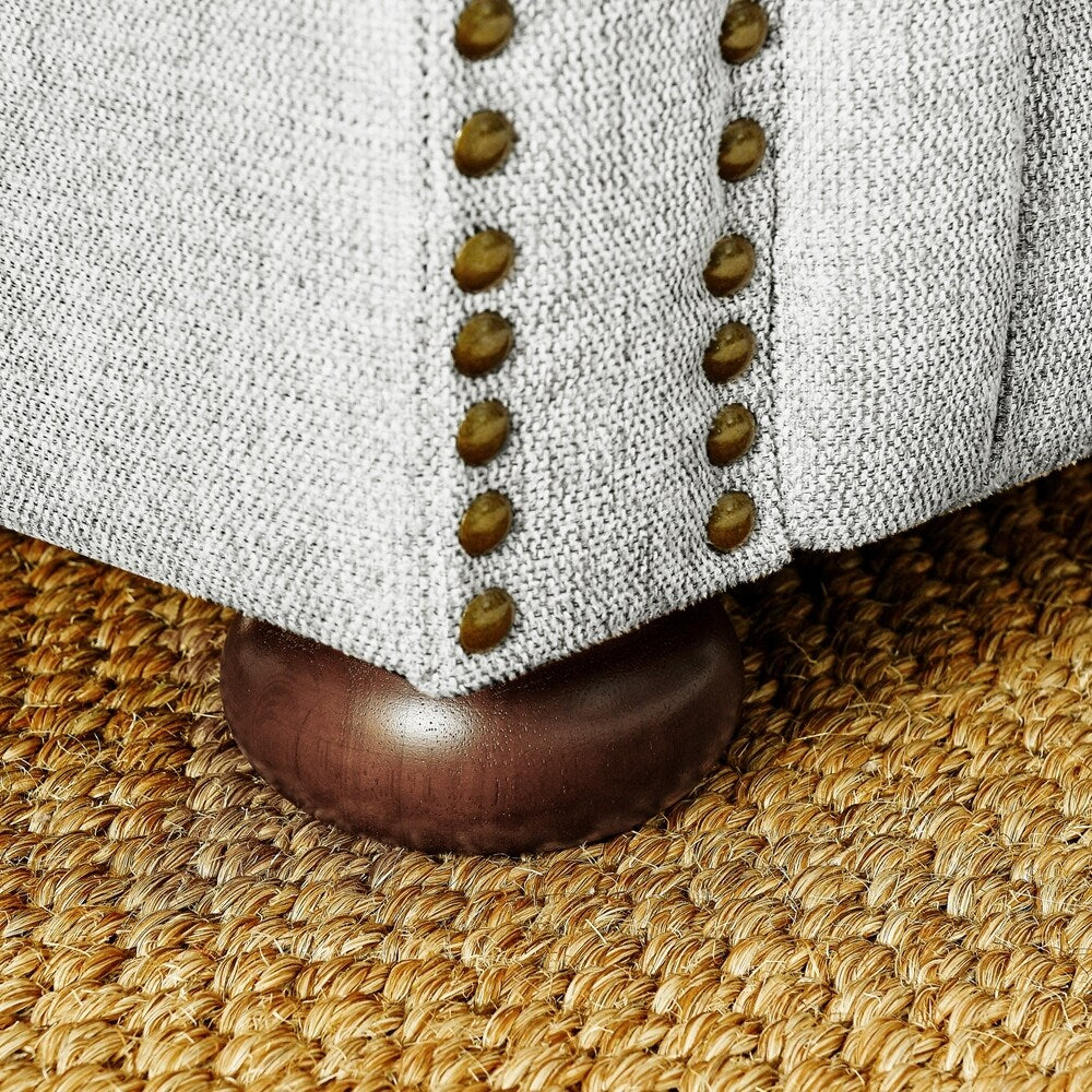 Divano Chesterfield imbottito in PU a 3 posti