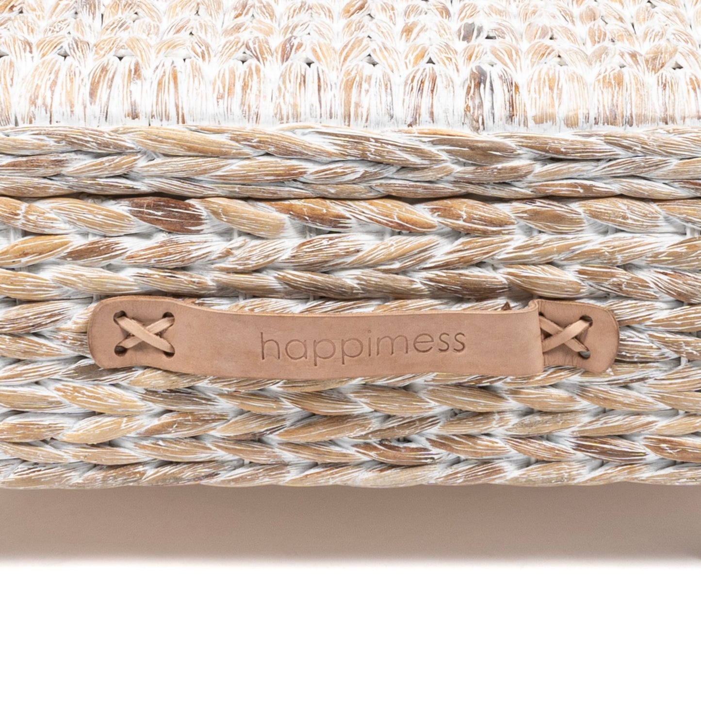 Contenitore portaoggetti sottoletto in giacinto/legno happimess con ruote e maniglie