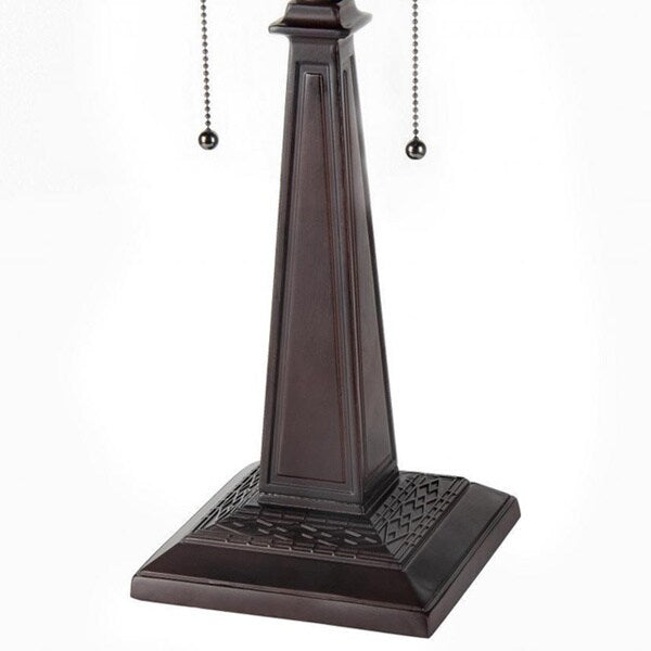 Lampada da tavolo a 2 luci in stile Tiffany Mission Design