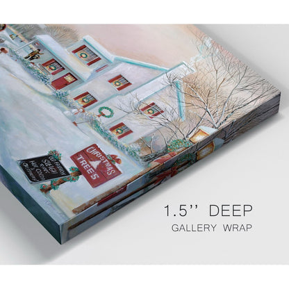 Fattoria di alberi di Natale - Tela rivestita in galleria di alta qualità - Pronta da appendere