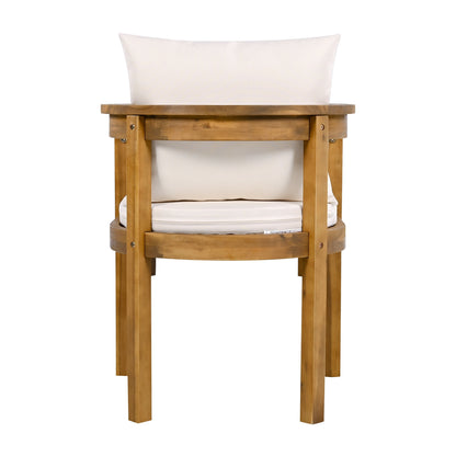 Christopher Knight Home - Set da pranzo per esterni Porter in legno di acacia, 7 pezzi