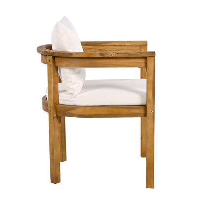 Christopher Knight Home - Set da pranzo per esterni Porter in legno di acacia, 7 pezzi