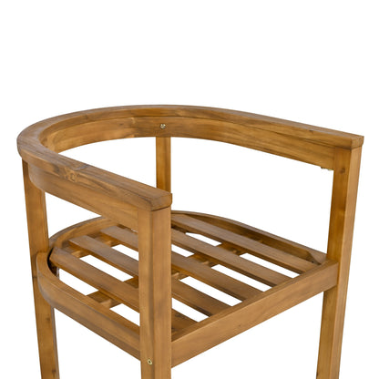 Christopher Knight Home - Set da pranzo per esterni Porter in legno di acacia, 7 pezzi