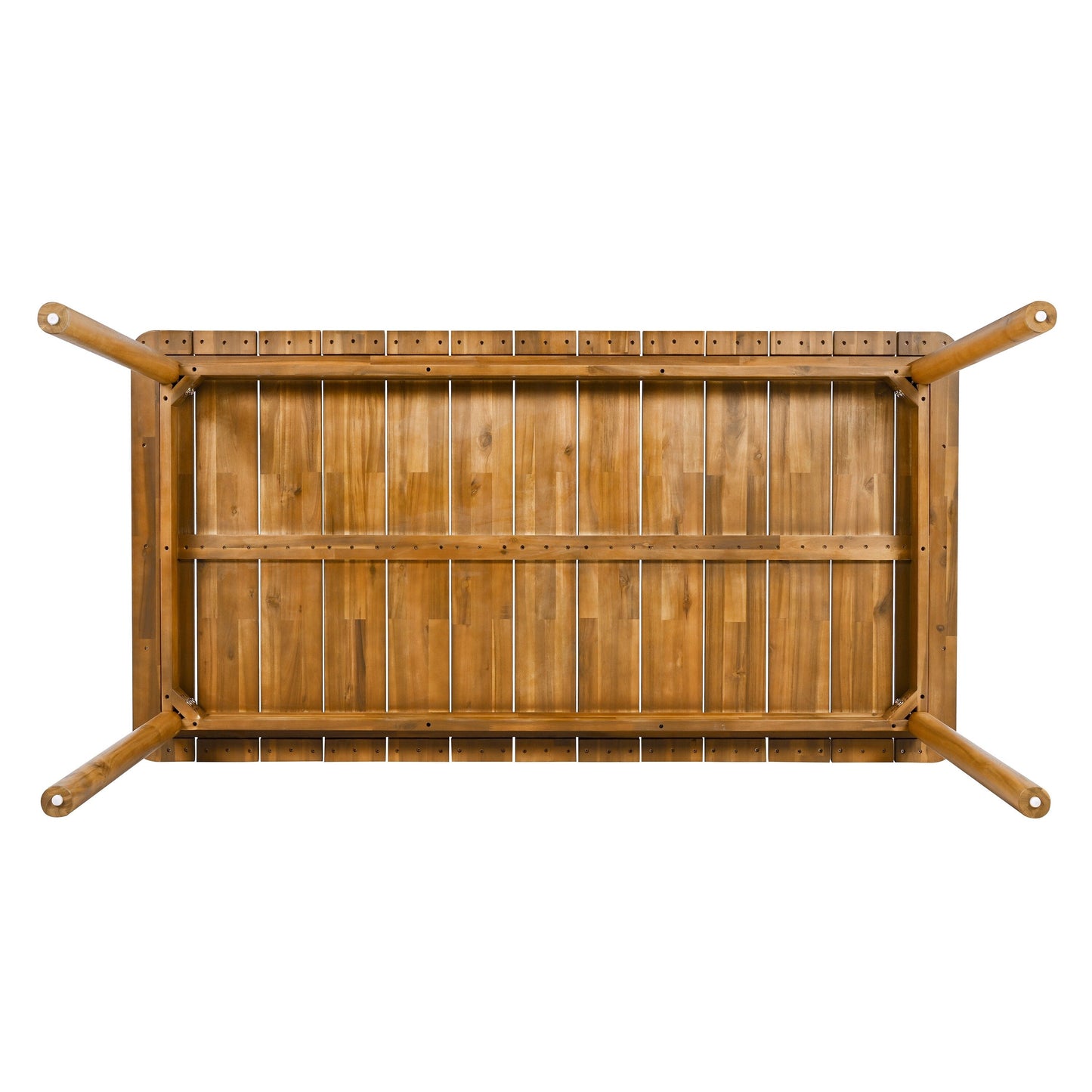 Christopher Knight Home - Set da pranzo per esterni Porter in legno di acacia, 7 pezzi