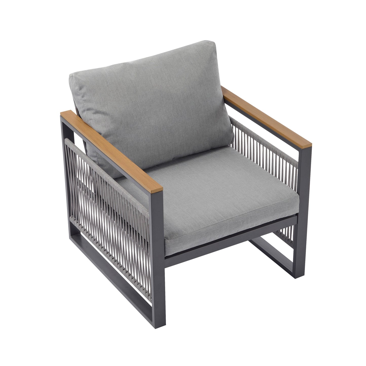 Christopher Knight Home - Set da esterno in metallo da 4 pezzi Lila