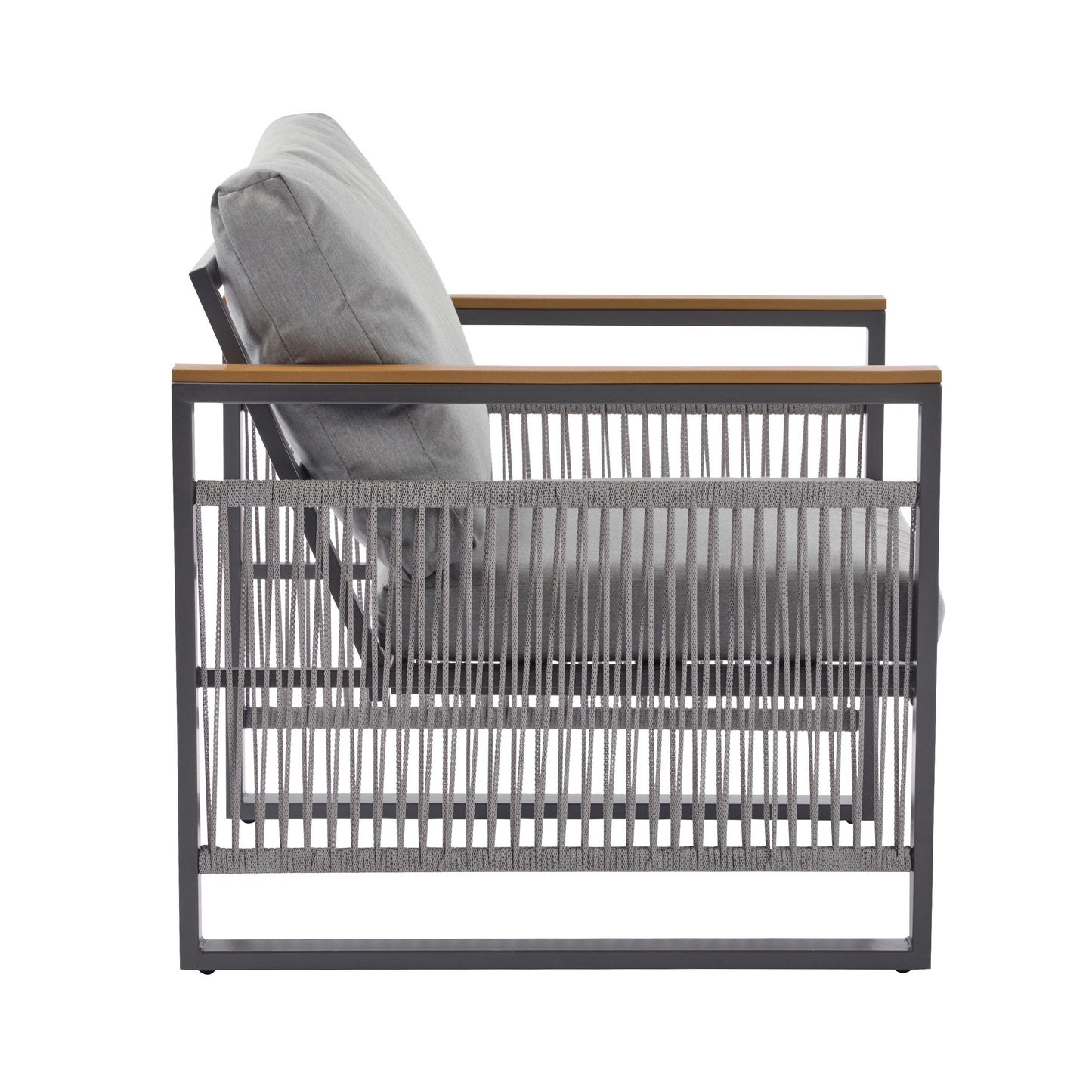 Christopher Knight Home - Set da esterno in metallo da 4 pezzi Lila