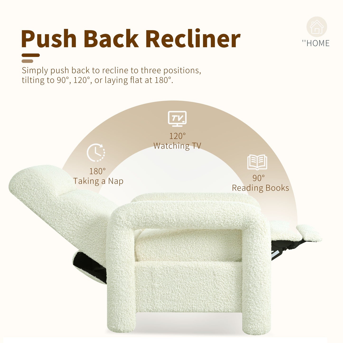 Christopher Knight Home - Poltrona reclinabile push-back con schienale regolabile