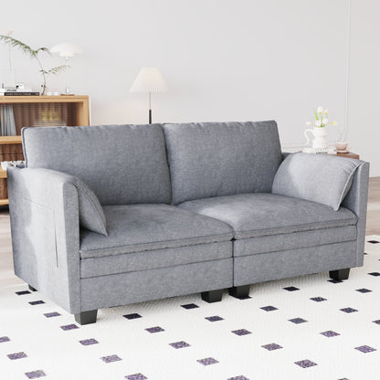 Christopher Knight Home - Divano a due posti Sophia in stile moderno di metà secolo