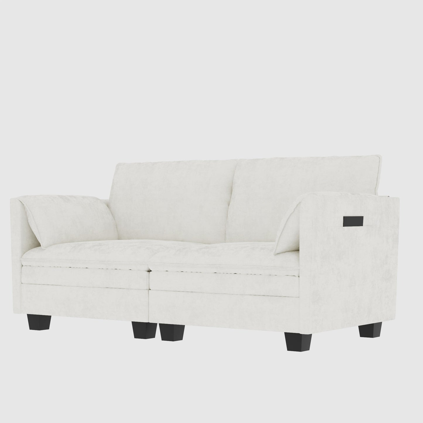 Christopher Knight Home - Divano a due posti Sophia in stile moderno di metà secolo