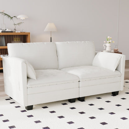 Christopher Knight Home - Divano a due posti Sophia in stile moderno di metà secolo