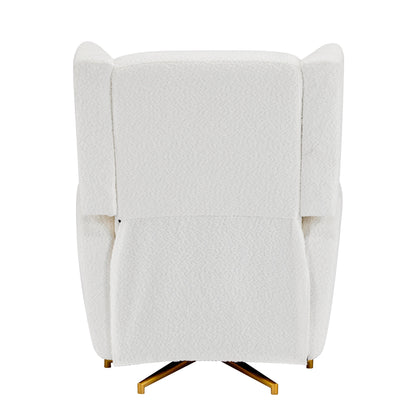 Christopher Knight Home - Poltrona reclinabile elettrica Starling con base in metallo dorato