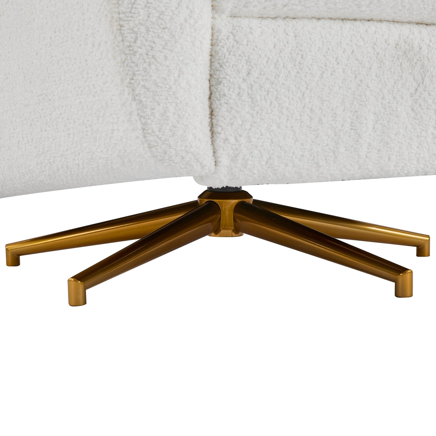 Christopher Knight Home - Poltrona reclinabile elettrica Starling con base in metallo dorato