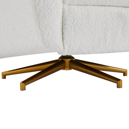 Christopher Knight Home - Poltrona reclinabile elettrica Starling con base in metallo dorato
