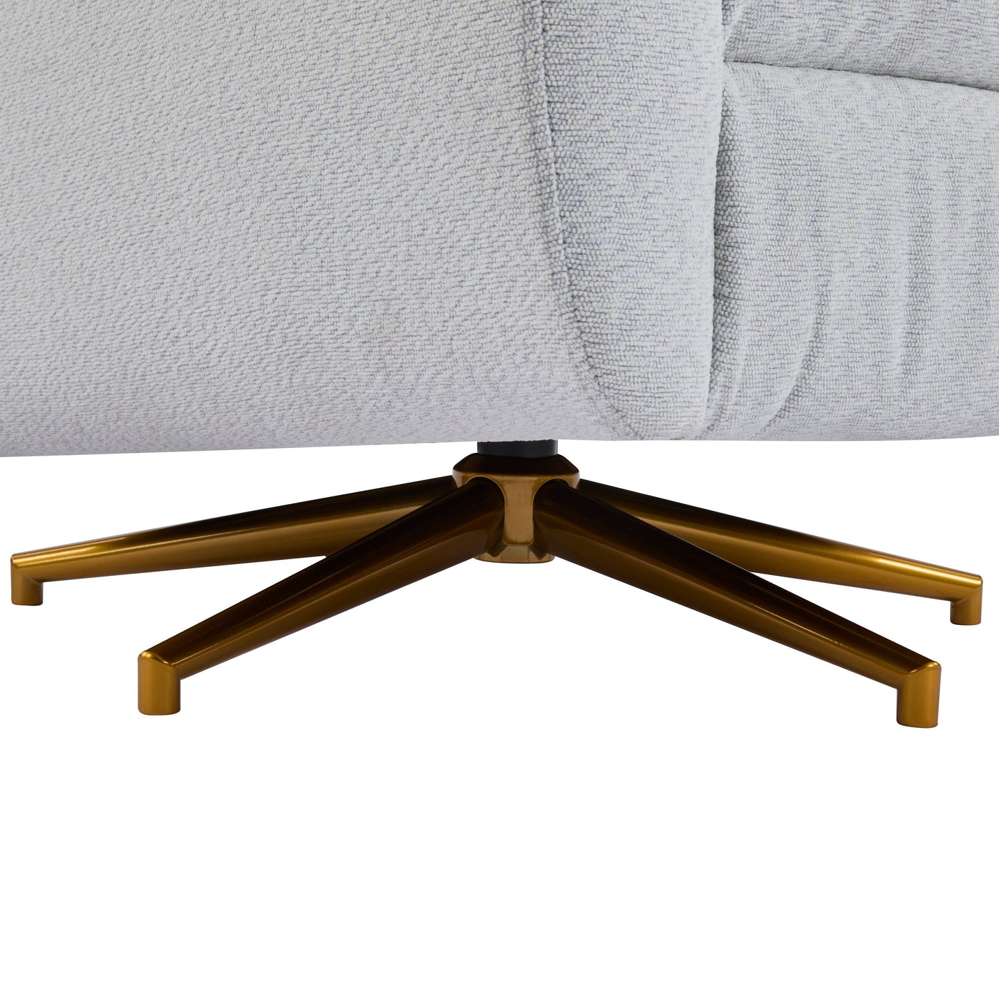 Christopher Knight Home - Poltrona reclinabile elettrica Starling con base in metallo dorato