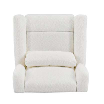 Christopher Knight Home - Poltrona reclinabile elettrica Starling con base in metallo dorato