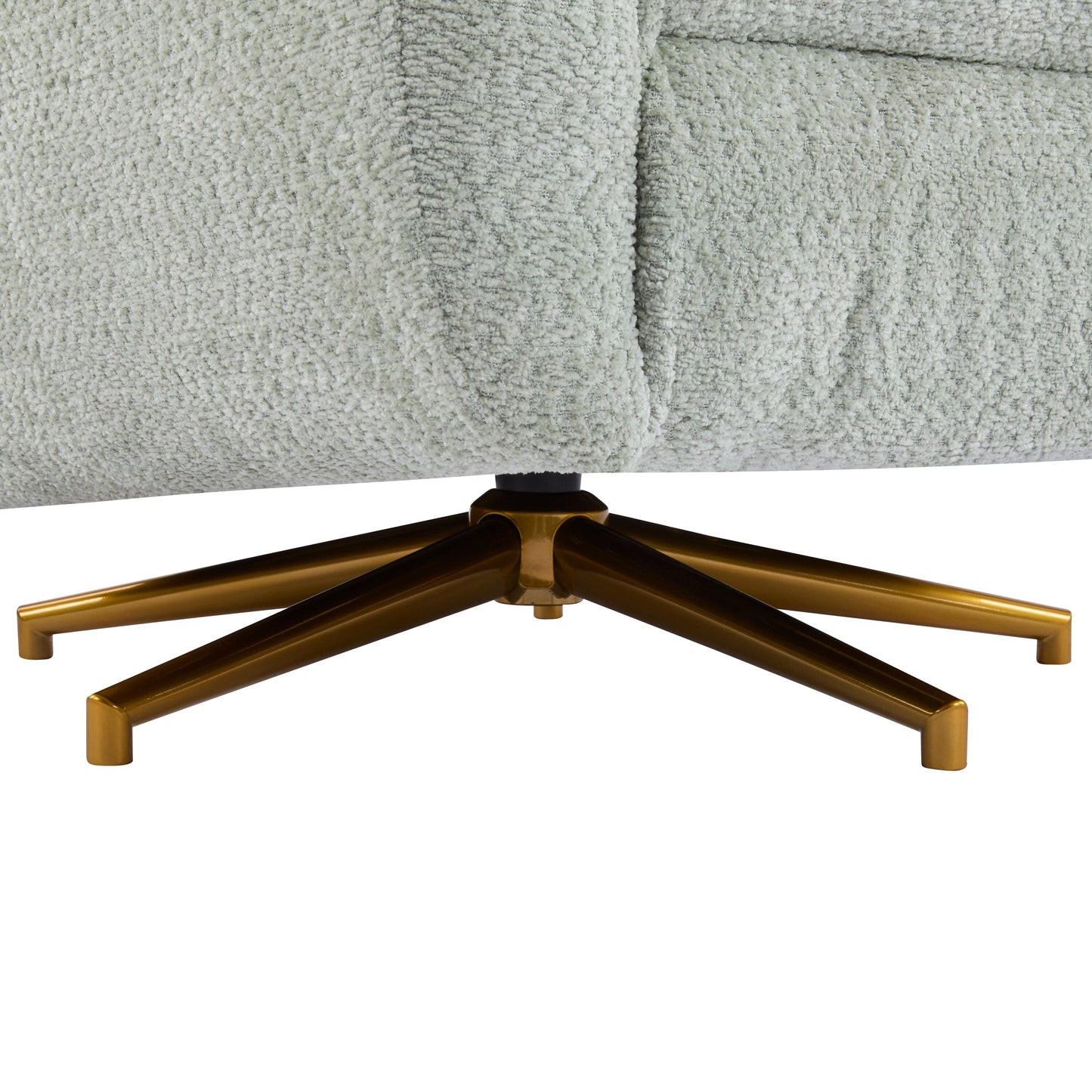 Christopher Knight Home - Poltrona reclinabile elettrica Starling con base in metallo dorato