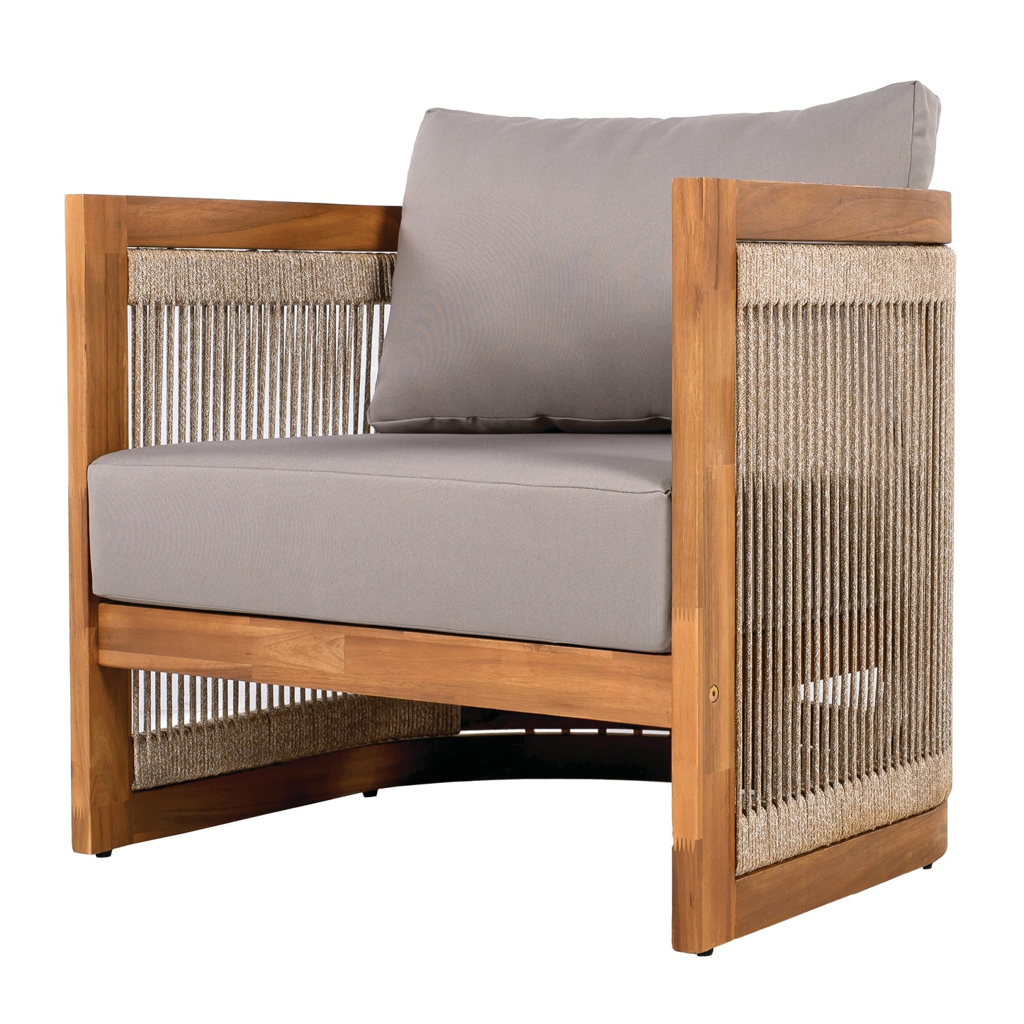 Christopher Knight Home - Set da conversazione per esterni Sophia in legno di acacia, 4 pezzi