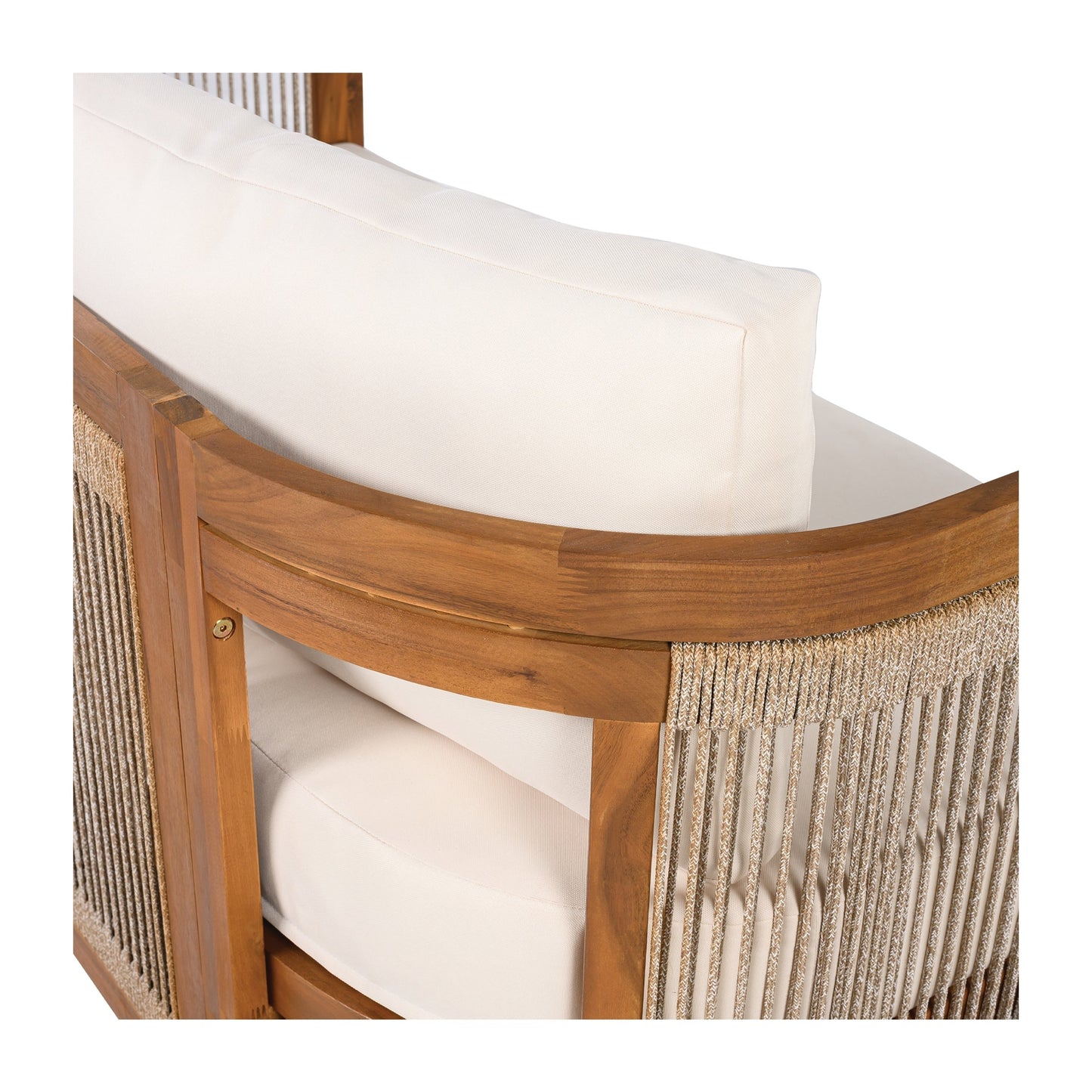 Christopher Knight Home - Set da conversazione per esterni Sophia in legno di acacia, 4 pezzi