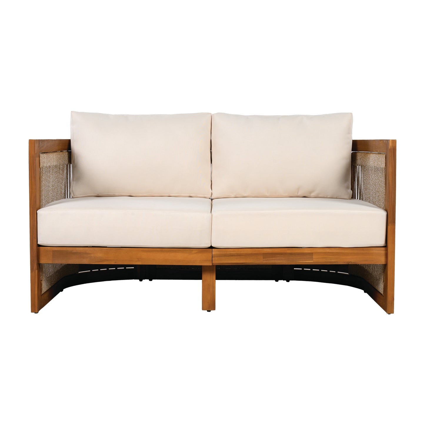 Christopher Knight Home - Set da conversazione per esterni Sophia in legno di acacia, 4 pezzi