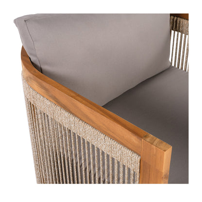 Christopher Knight Home - Set da conversazione per esterni Sophia in legno di acacia, 4 pezzi