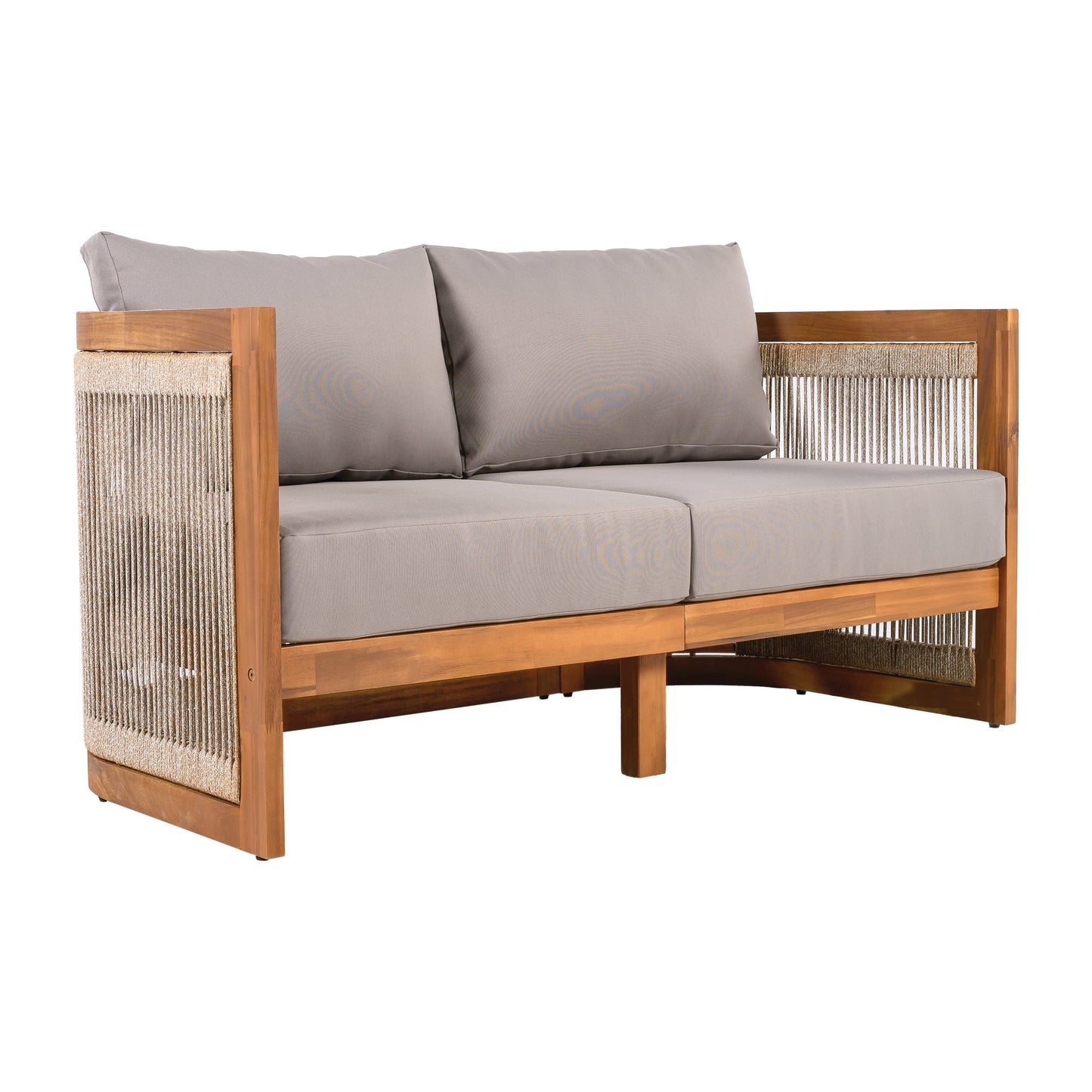 Christopher Knight Home - Set da conversazione per esterni Sophia in legno di acacia, 4 pezzi