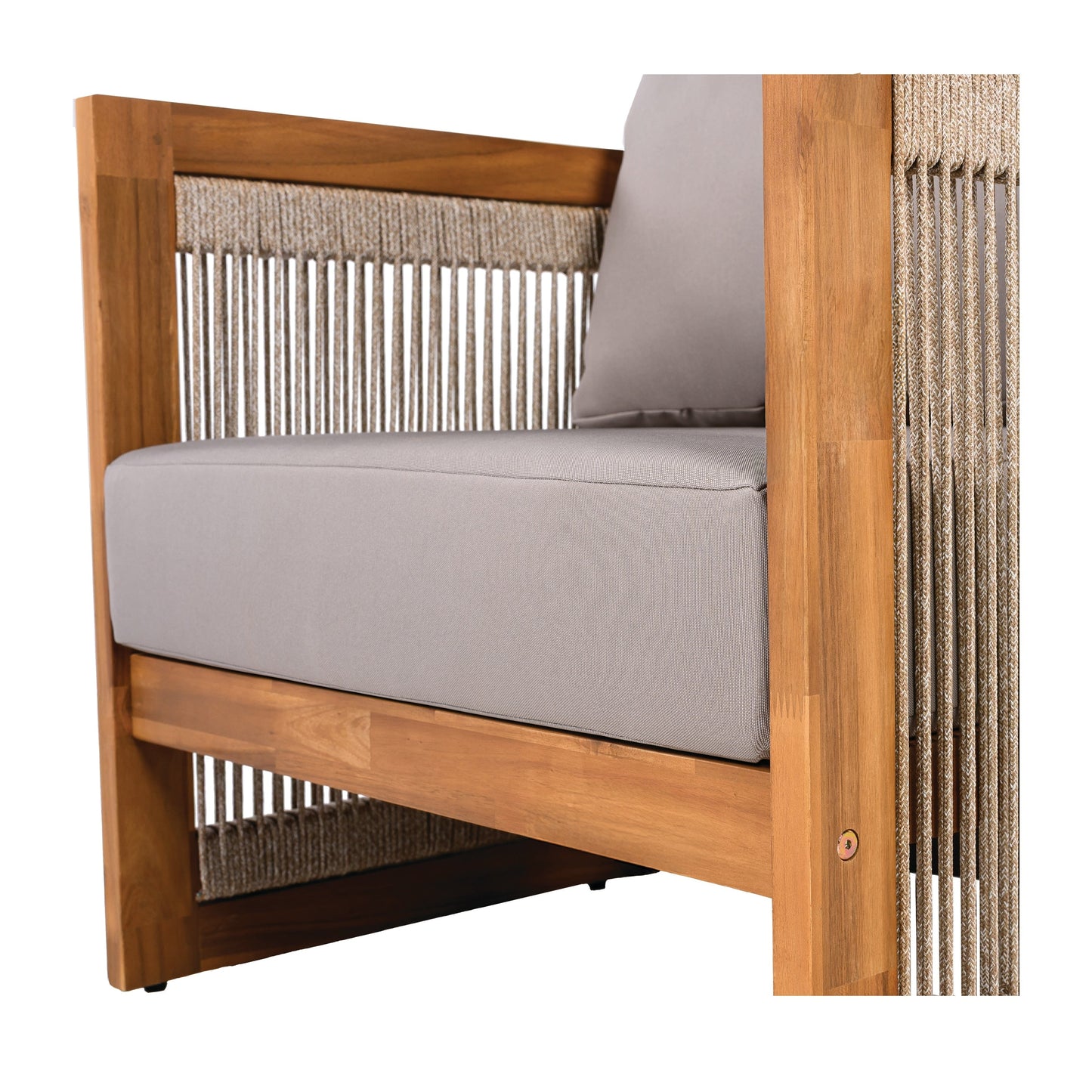 Christopher Knight Home - Set da conversazione per esterni Sophia in legno di acacia, 4 pezzi