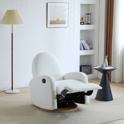 Poltrona reclinabile girevole e scorrevole Christopher Knight Home 360 ​​Boucle