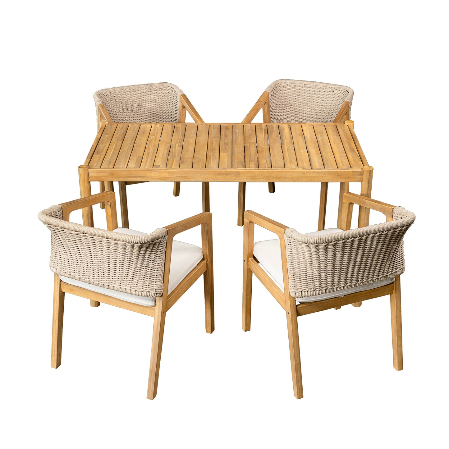 Christopher Knight Home Set da pranzo per patio da 5 pezzi
