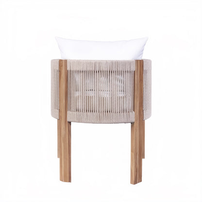 Christopher Knight Home-Benjamin Set da pranzo per esterni in legno di acacia da 7 pezzi