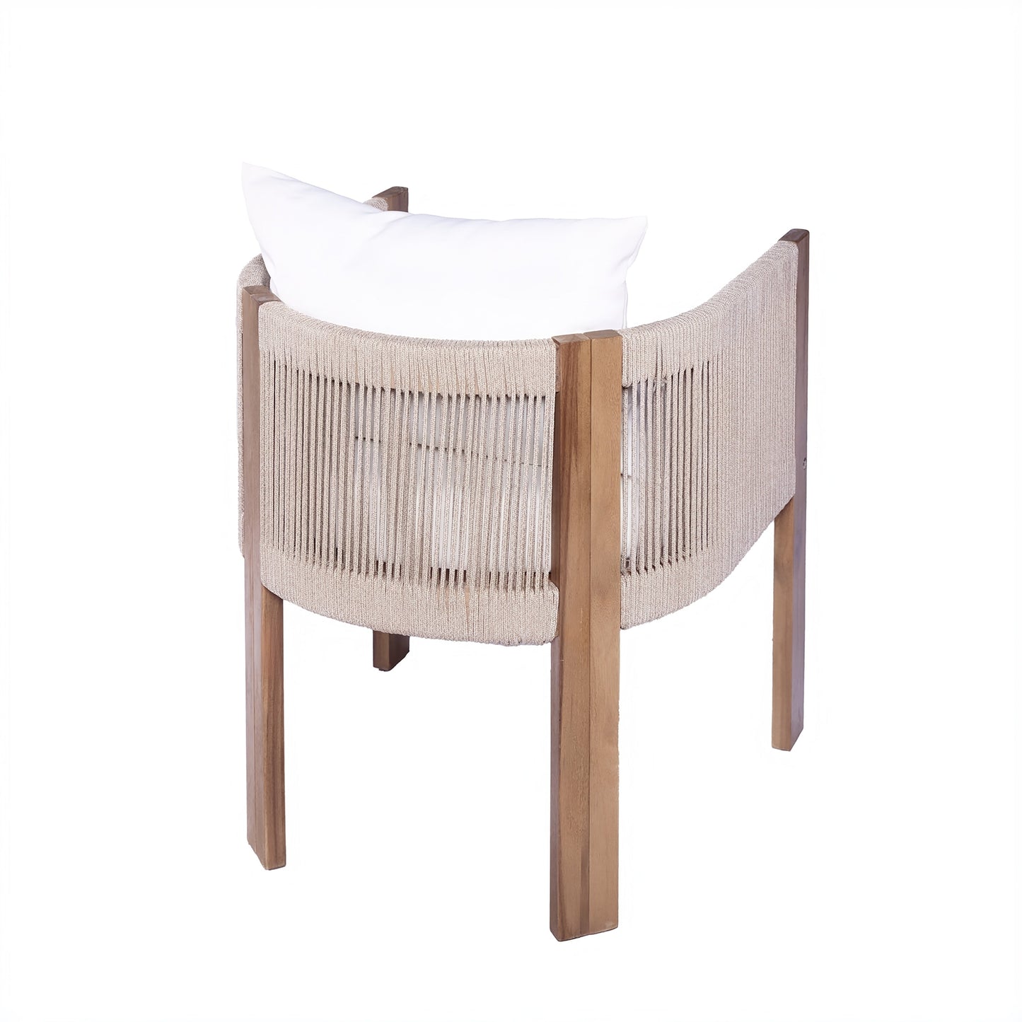 Christopher Knight Home-Benjamin Set da pranzo per esterni in legno di acacia da 7 pezzi