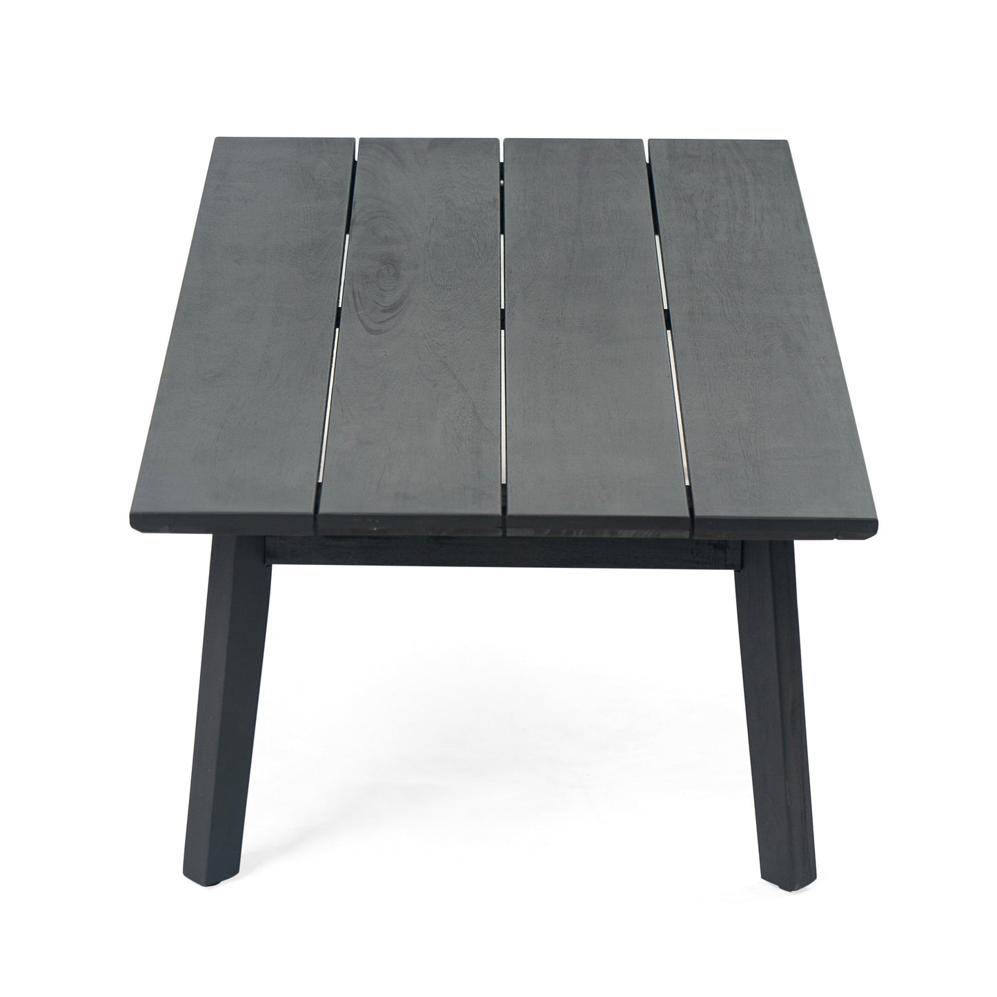 Christopher Knight Home Burchett, set di divani e tavolini da esterno in legno di acacia con cuscini Sunbrella opzionali