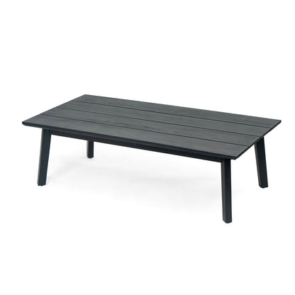 Christopher Knight Home Burchett, set di divani e tavolini da esterno in legno di acacia con cuscini Sunbrella opzionali