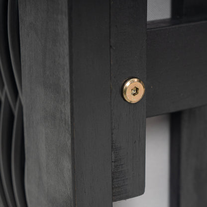 Christopher Knight Home Burchett, set di divani e tavolini da esterno in legno di acacia con cuscini Sunbrella opzionali