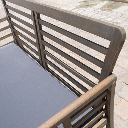 Set da giardino Caydon in legno di acacia da 4 pezzi di Christopher Knight Home