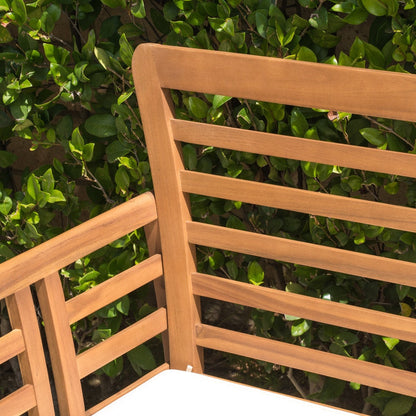 Set da giardino Caydon in legno di acacia da 4 pezzi di Christopher Knight Home