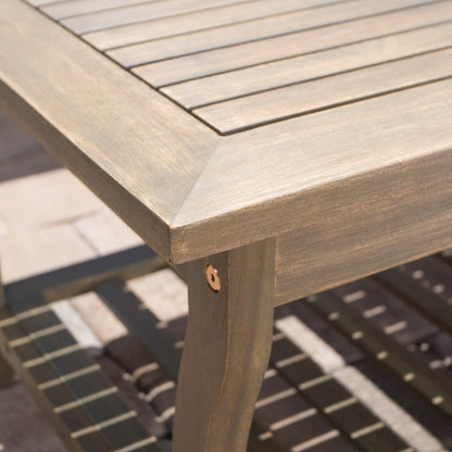 Set da giardino Caydon in legno di acacia da 4 pezzi di Christopher Knight Home