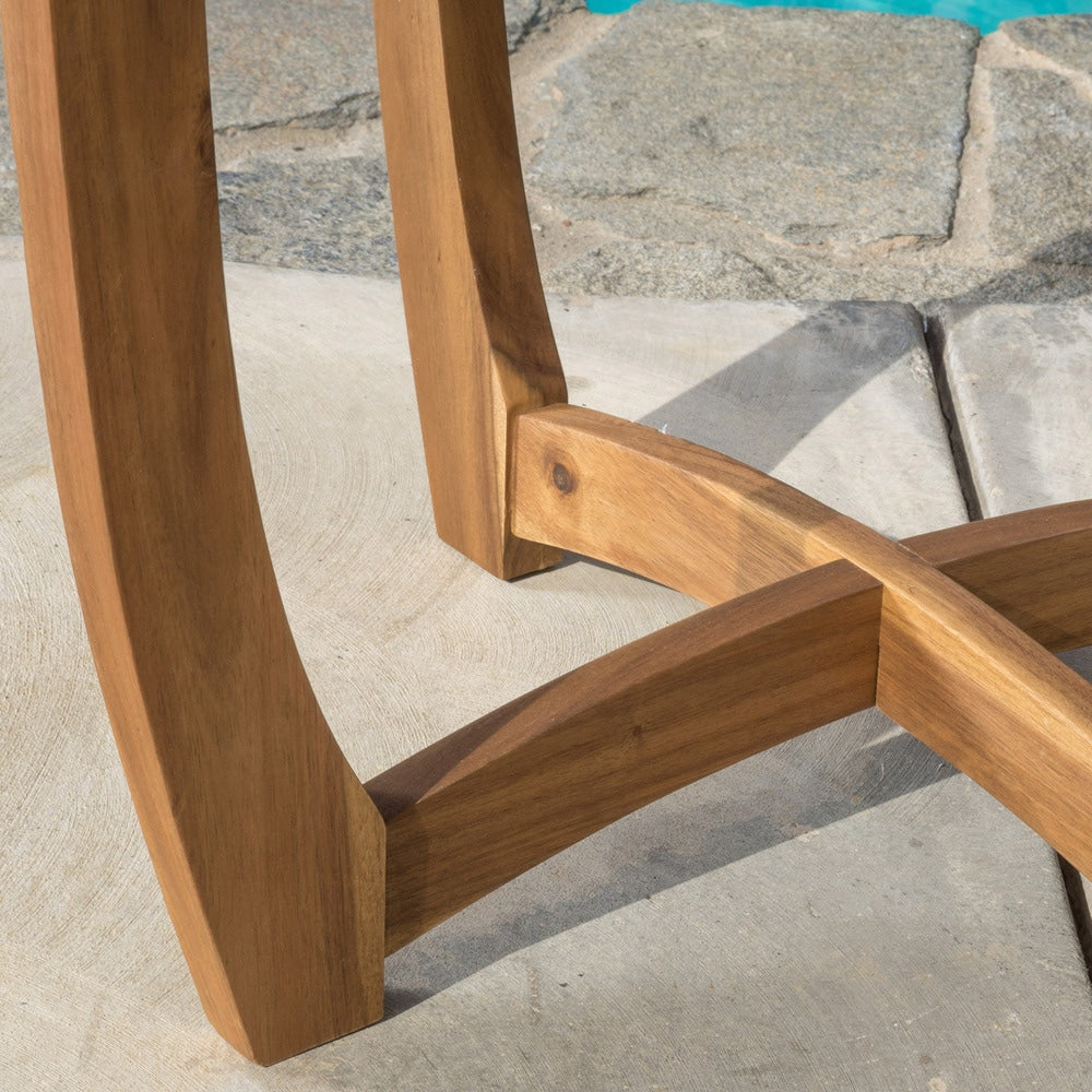 Set da bistrot in legno da esterno Coronado da 3 pezzi di Christopher Knight Home - N/D