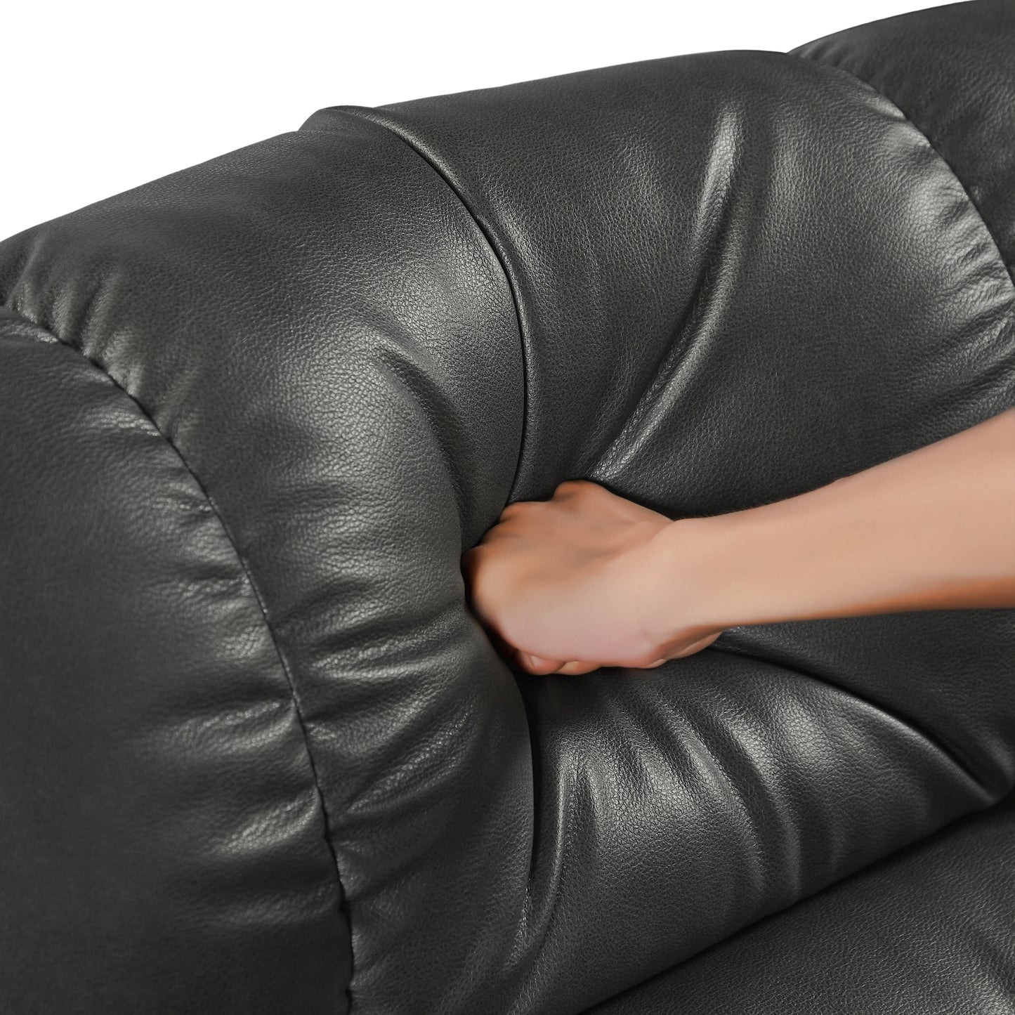 Poltrona reclinabile elettrica con supporto per telefono e massaggio Christopher Knight Home Motors