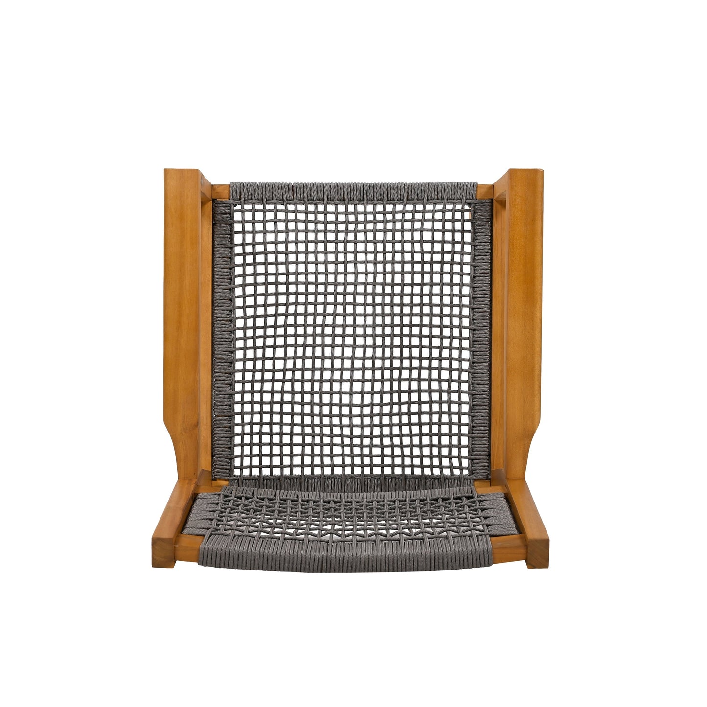 Set da pranzo da esterno Christopher Knight Home con tavolo rotondo da 5 pezzi e sedie in corda