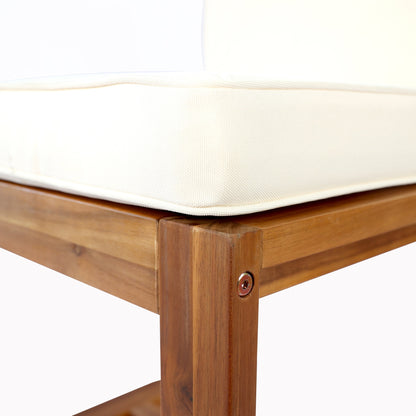 Christopher Knight Home Outdoor Set da pranzo rustico in legno di acacia da 5 pezzi