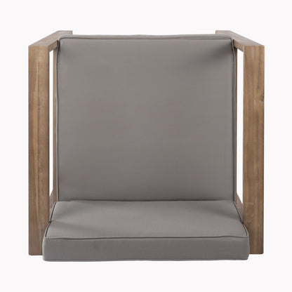 Christopher Knight Home Outdoor Set da pranzo rustico in legno di acacia da 5 pezzi