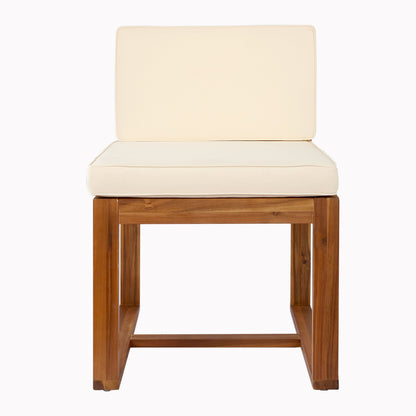 Christopher Knight Home Outdoor Set da pranzo rustico in legno di acacia da 5 pezzi